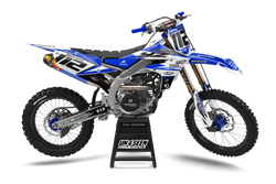 Yamaha Yogi Blue Graphic Kit - YZ YZF WR TTR PW Models | All Years