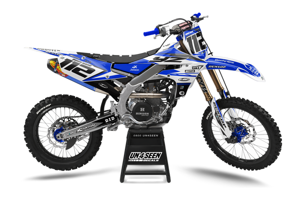 Yamaha Yogi Blue Graphic Kit - YZ YZF WR TTR PW Models | All Years