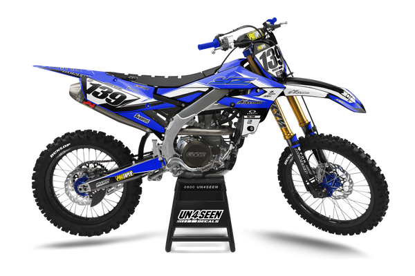 Yamaha Ride Blue Graphic Kit - YZ YZF WR TTR PW Models | All Years