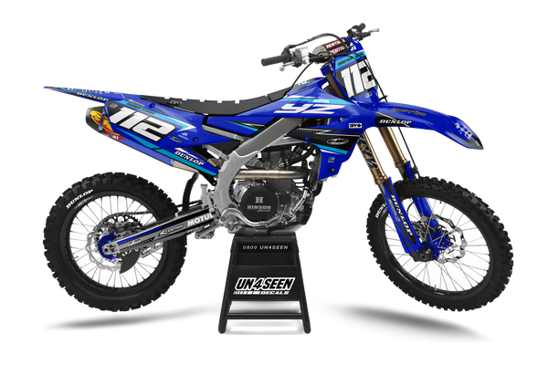Yamaha Tame Blue Graphic Kit - YZ YZF WR TTR PW Models | All Years