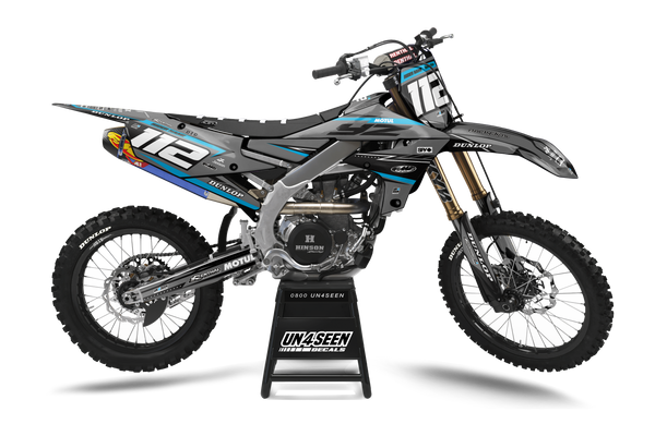 Yamaha Tame Grey Graphic Kit - YZ YZF WR TTR PW Models | All Years