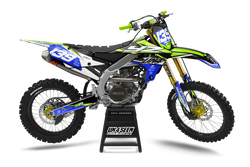 Yamaha Willim Green Graphic Kit - YZ YZF WR TTR PW Models | All Years