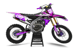 Yamaha Willim Purple Graphic Kit - YZ YZF WR TTR PW Models | All Years