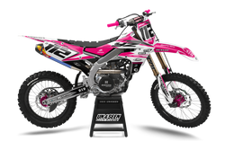 Yamaha Yogi Pink Graphic Kit - YZ YZF WR TTR PW Models | All Years
