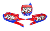 Yamaha Number Background Decals - Zapp