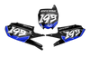 Yamaha Number Background Decals - Zapp