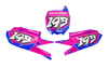 Yamaha Number Background Decals - Zapp
