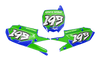 Yamaha Number Background Decals - Zapp