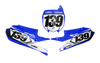 Yamaha Number Background Decals - Slight