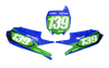Yamaha Number Background Decals - Slight