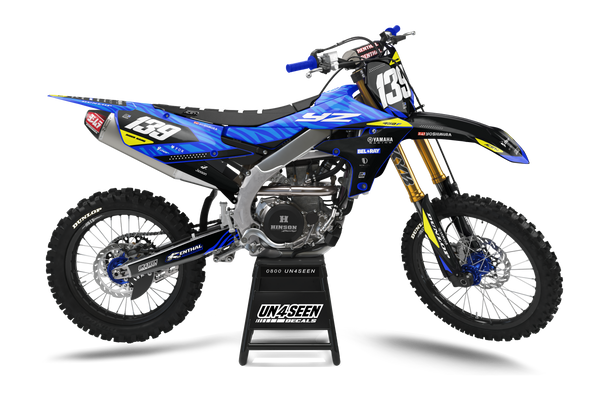 Yamaha Zebz Yellow Graphic Kit - YZ YZF WR TTR PW Models | All Years