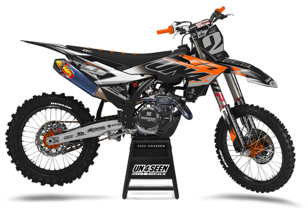 KTM Zippy Orange Graphic Kit - SX SXF XC XCF EXC EXCF Models | All Years